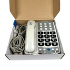 Clarity P300 Amplified Phone Picture Dialing Handset Landline White