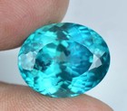 Natural Flawless Teal Sapphire 14 90 Ct Oval Certified Rare Loose Gemstone