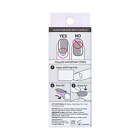 Kiss Impress Press On Nails  Chic French  Pink  Short Squoval  30 Count