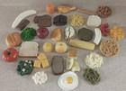 Fake Food Replica Lot 38 Pieces Hyper Realistic Nutritional Display Items Nasco