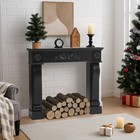 Modern Fireplace Mantel Surround Wood Freestanding Surround Mantel For Fireplace