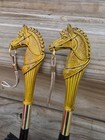 Vintage Mid Century Horse Head Brush   Shoe Horn Set 1960 s Valet Made In Japan