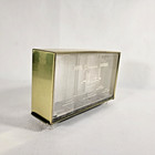Vintage Home Coin Sorter Bank Protective Savings Clear Plastic New Brighton Pa