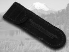 Case Xx 5 Small Black Suede Leather Pouch For Pocket Knives 9066