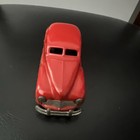 Occupied Japan Red Tin Toy Car Metal Base Vintage Friction Motor Toy Japan