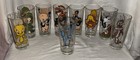 Vtg - 1973 Pepsi Looney Toon Collector Series Glasses - Set Of 9