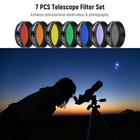 Neewer 1 25 Inches Telescope Moon Filter    Cpl Filter    5 Color Filters Set