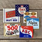 100 Assorted Labels Vintage Original 1930s Beer Bottle Label Collection Lot