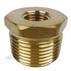 4 Pc Hex Reducer Bushing 3 4  Male X 1 4  Female Npt Adapter Pipe Fitting Brass