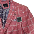 Tailorbyrd Yarn Dye Windowpane Sportcoat Men 48r 2 Button Jacket Linen Rayon Nwt