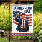 Turning Point Usa Garden Flag-patriotic Outdoor Yard Banner  Inspirational D  cor