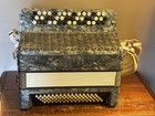 Vintage German Hohner 3 Row B System 80 Bass Chromatic Button Accordion