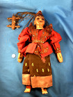 Antique Burmese Hand Carved Wooden Marionette String Puppet  10 Strings W handle