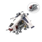 Youfoy  Construction Toys Micro Republic Dropship With Movable Base 436 Pieces