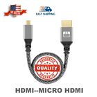 High-speed Micro Hdmi To Hdmi 4k Cable Converter R5 R6 Gopro Hero 7 6 5 4 Camera