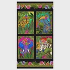 Laurel Burch   earth Song     10  Fat Quarters   Panel   
