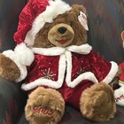 Vtg 2005 Dan Dee Snowflake Teddy Rare 10    White Girl Bear Red green Outfit Plus