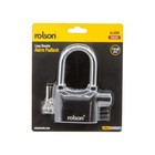 Rolson Alarm Padlock - Heavy Duty High Long Shackle Security Alarm Lock
