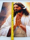 Jesus Praying Pillow Cover 50x50 Cm Christian Decorative Throw Cushion Case