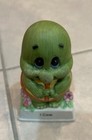 Vintage Russ-berrie Statue  Figurine Turtle    i Care     823 Collectible Reptile