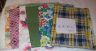 For Momof4-1995 Only Feed Sack Bag Fabric Lot Of 44