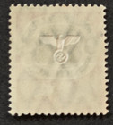 Ww2 Nazi German Third Reich Revenue Tax Stamp 25 W Embossed Swastika Eagle