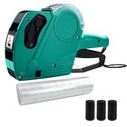 8-digit Price Tag Gun With 5000 White Labels - Grocery Store Pricing Tool  green