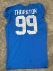2017 Khyri Thornton Detroit Lions Game Used Issued Nfl Football Nike Jersey