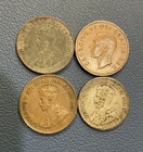 Canada Coin Collection - 1920 Silver 10 Cents  1921   1928   1952 Cents