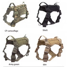 Military Tactical Dog Harness No-pull Heavy Duty Molle Training Service Dog Vest