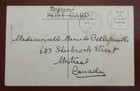 Trinidad Postcard - Public Library  Hand Coloured  Publ Adamson