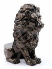 Potty Feet Lion Figures Planter Riser - Handmade Yard Art Ornaments - 3pcs