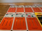 Vintage 21 Pkg Singer Sewing Machine Needles 2045 Yellow   2020 Red Band Needles