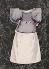 1890s Paper Doll Clothes Girl Drummer Mclaughlins Xxxx Coffee 3 5 X 2