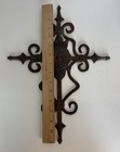 Cast Iron Wall Cross 15 5   X 11 5  