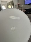 Tupperware Round White Plastic Food Storage Container   Lid Set 9x9x6 In