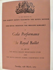 Announcement And Program For Royal Opera House Events - 1963