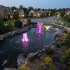 Floating Fountain  1 Hp  100  Cord  15 000 Gph  13 Patterns  Color Led Lights