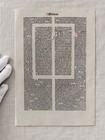 15thc  Latin Vulgate Micheas Micah Incunable Gothic Red Blue Rubricated C1490