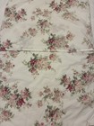 Shabby Chic Sham Standard Quilted Cotton Floral Green Pink Single Vintage