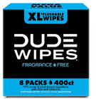 Dude Wipes  Flushable Wipes  Extra Large And Fragrance-free Wipes  400 Ct  