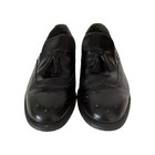 Vintage Mens Size 10 5 O sullivan Black Leather Executive Imperial Wingtip Shoes
