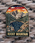 Rocky Mountain Enamel Pin - National Park Travel Gift - Hiking Backpack Badge