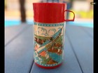 Vintage Evel Knievel 1974 Thermos Bottle 8oz Aladdin Industries