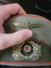 Wwii Ww2 German Army Military Artillery Officer Visor Hat Cap   Deuscher Arbeit