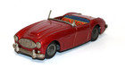 Bandai Japan Tin Friction 1958 Austin Healey 100 Six Red Top Down