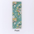 Florals Aesthetic Bookmark For Books  Gift For Bookworms  2x6    Laminated  Blue