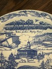 Vernon Kilns Blue And White Tennessee The Volunteer State Plate 10 1 2   