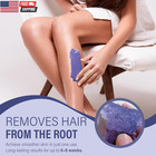 Waxing Kit  Painless Hair Removal Wax Warmer With 6 Bags Hard Wax Beans For Full