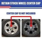  18 Inch Alloy Wheel Wheel Skins 4 Pc Black Matte For 2014-2018 Chevy Silverado